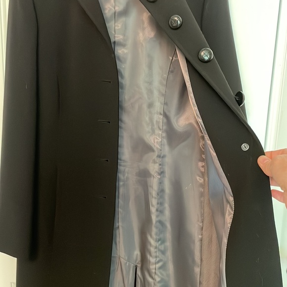 Slim black coat - Picture 5 of 10